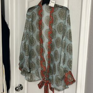 Anthropologie One size -  NWT saachi top OS great gift